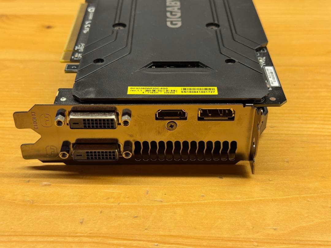 グラフィックボード・グラボ・ビデオカード gtx1060 GIGABYTE