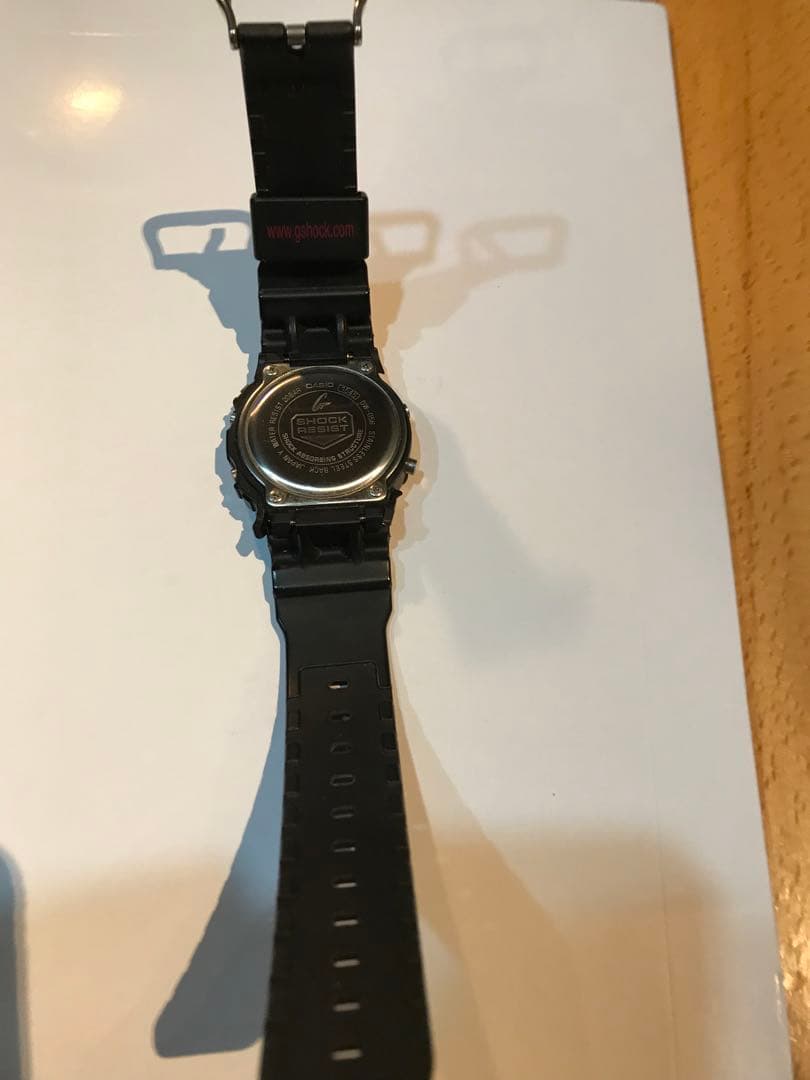 CASIO デジタル腕時計 ブラック 交換用バンド付き　DW-056