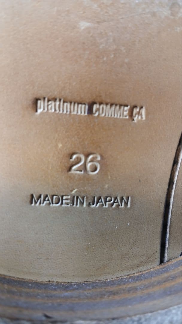 platinum COMME CA ドレス・ビジネスシューズ メンズ