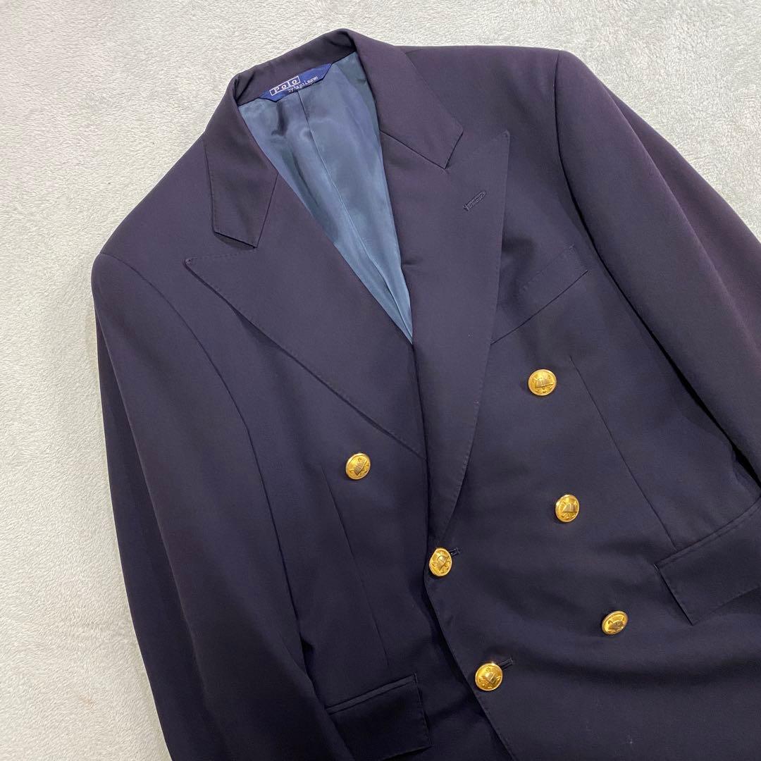 Polo by Ralph Lauren ダブルブレストジャケット　紺ブレ
