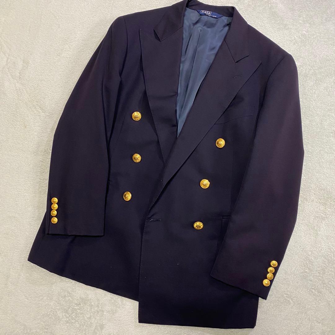 Polo by Ralph Lauren ダブルブレストジャケット　紺ブレ