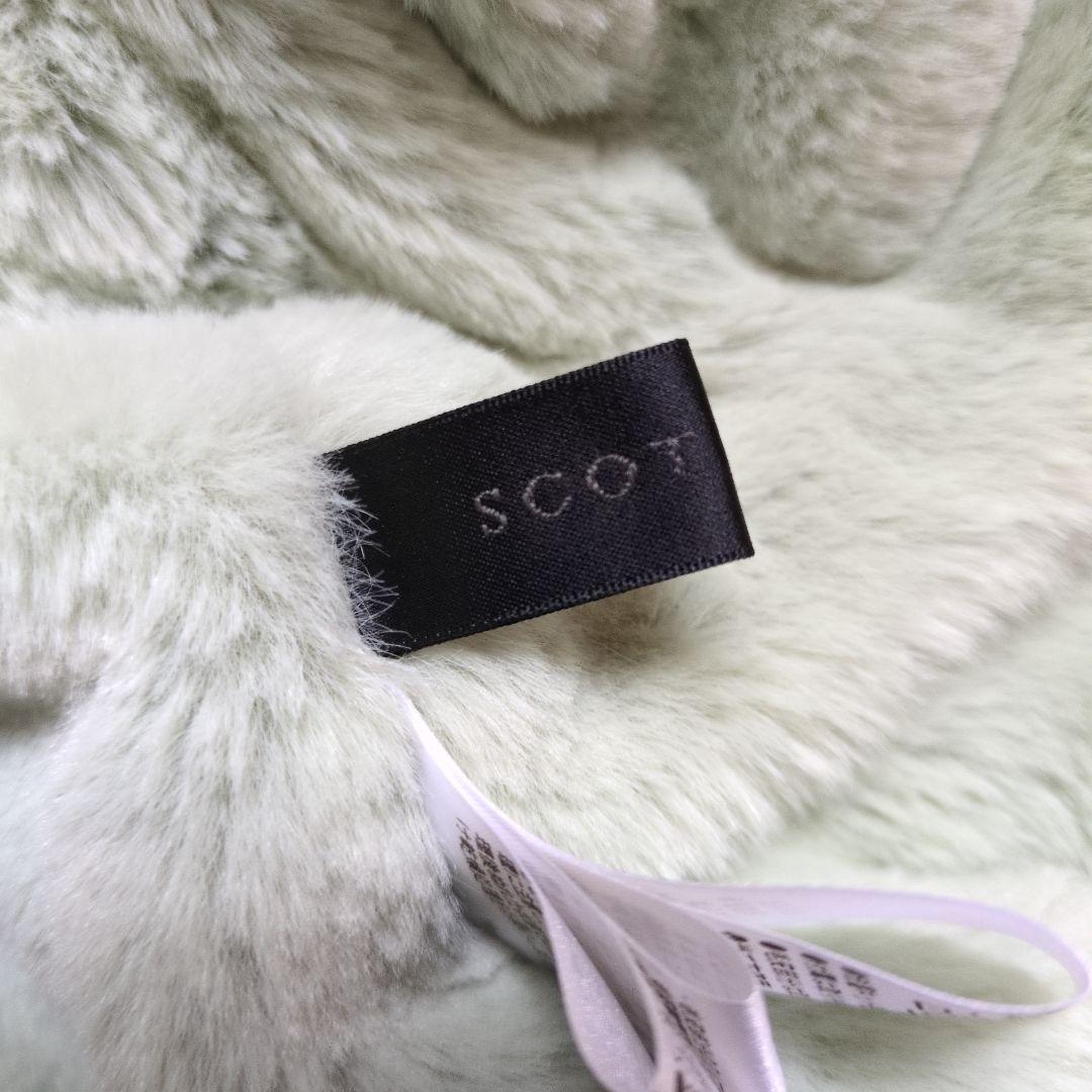 【美品】スコットクラブ ライトグリーン フード付きコート