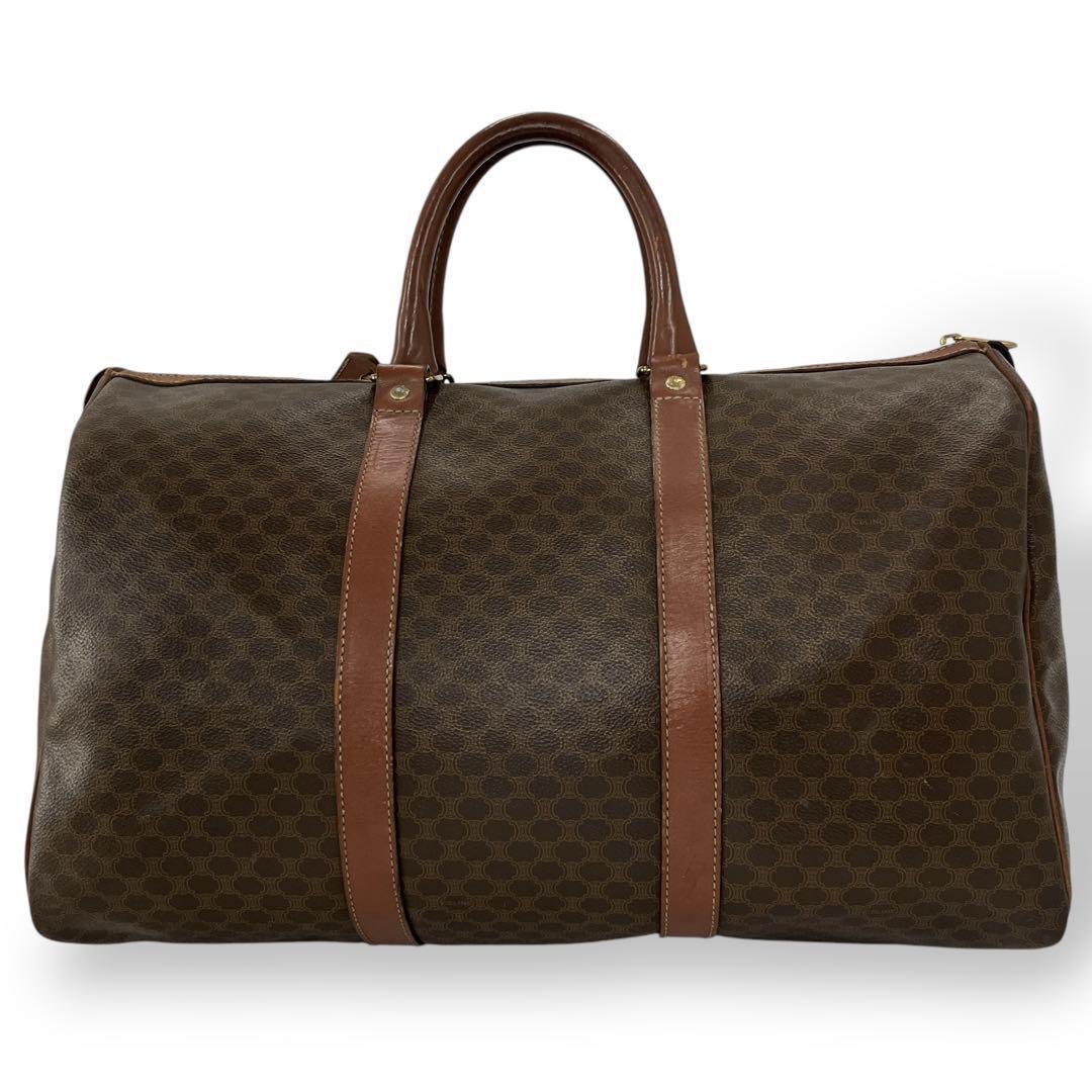 y2k 00s オールド　セリーヌ　ボストンバッグ　マカダム柄　トリオンフ