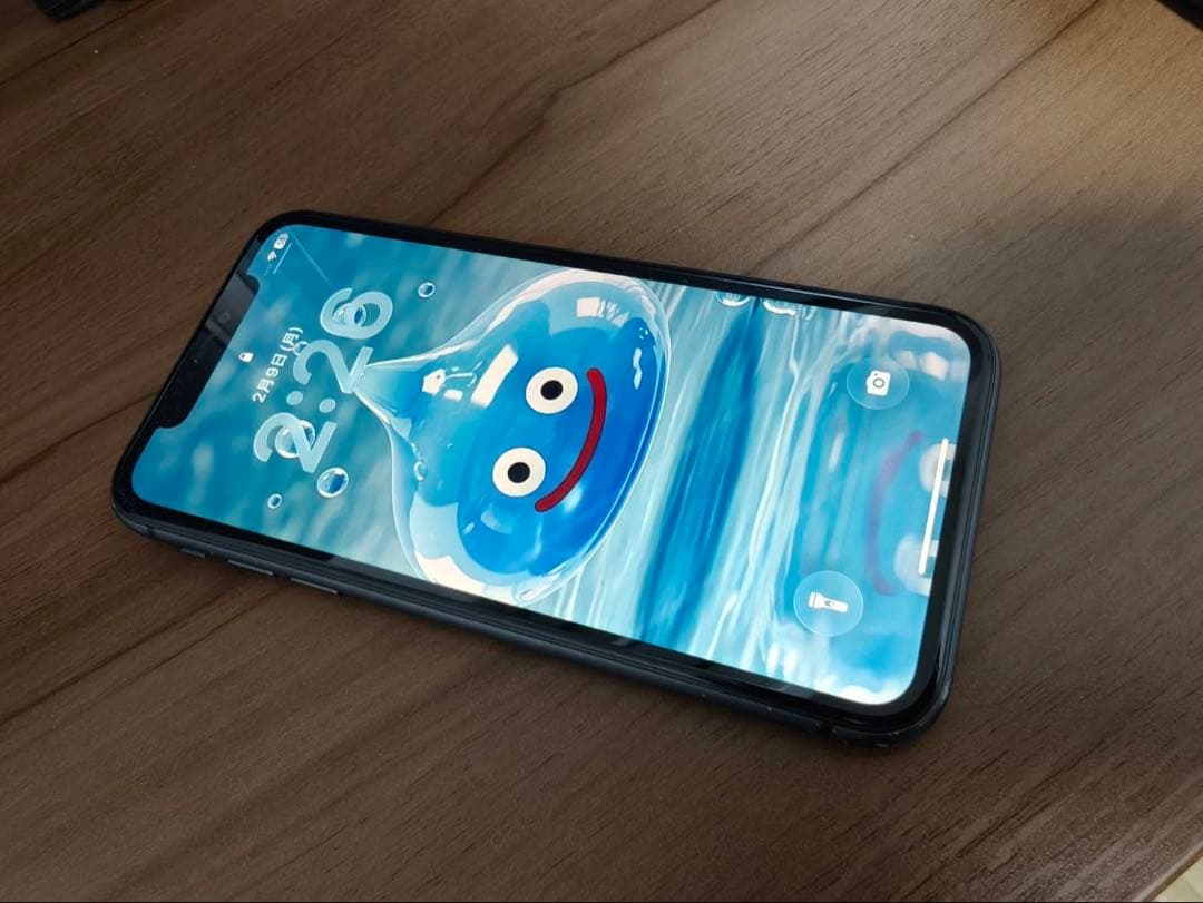 ​【SIMフリー】iPhone 11 ブラック 128GB（Face ID難有）