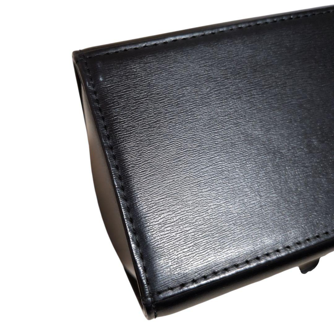 【美品】土屋鞄 レクタカリス レザー フォーマルバッグ 黒 ハンドバッグ