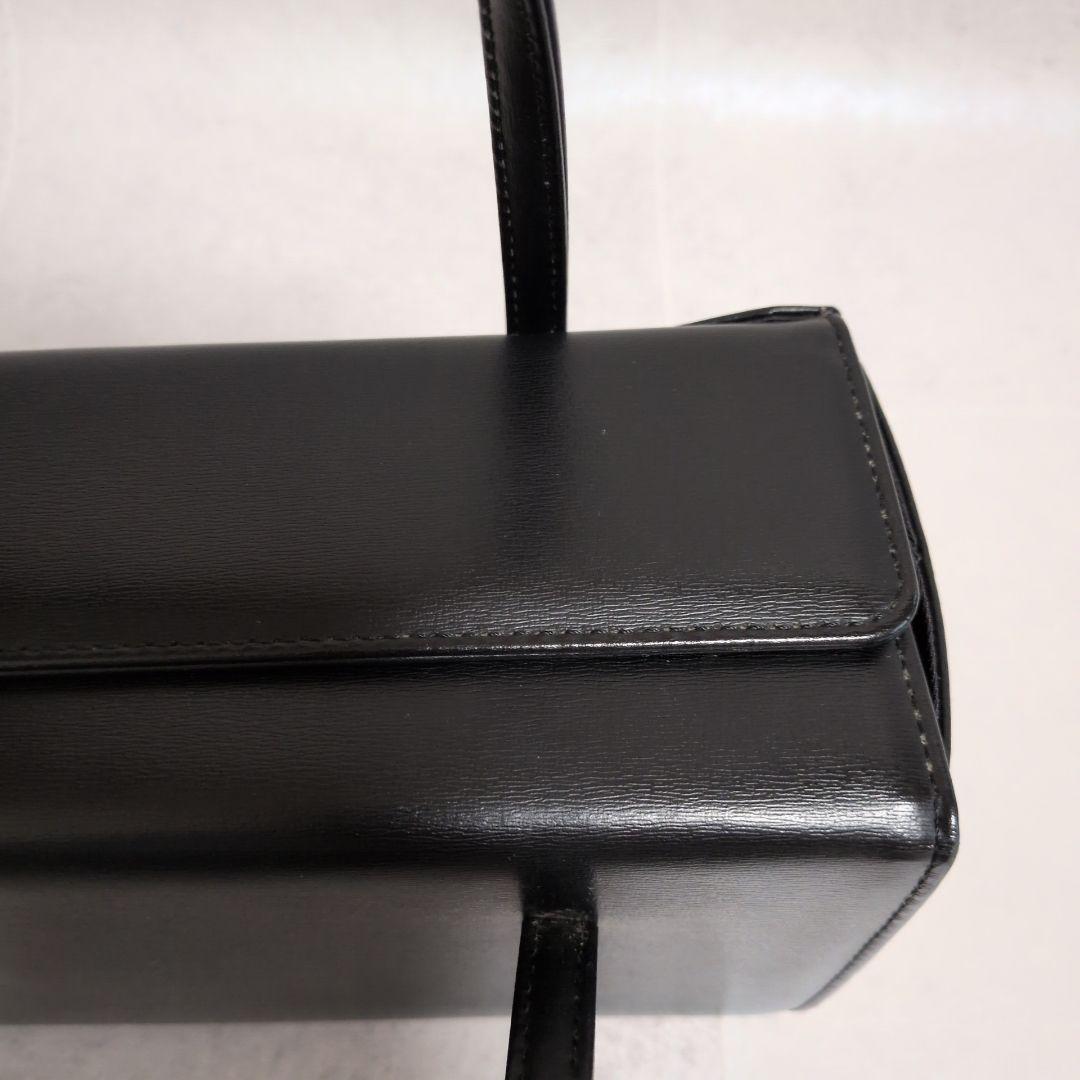 【美品】土屋鞄 レクタカリス レザー フォーマルバッグ 黒 ハンドバッグ