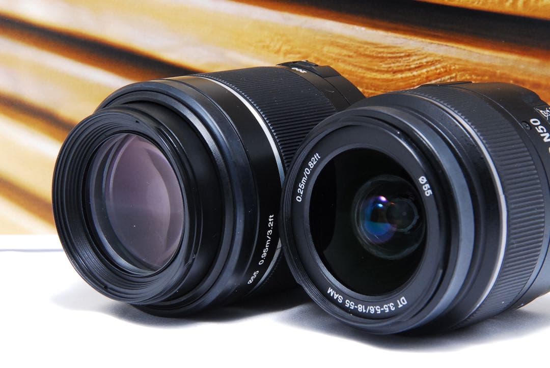 【訳あり】SONY α65 ダブルレンズ ダブルズーム スマホ転送　望遠 眼レフ