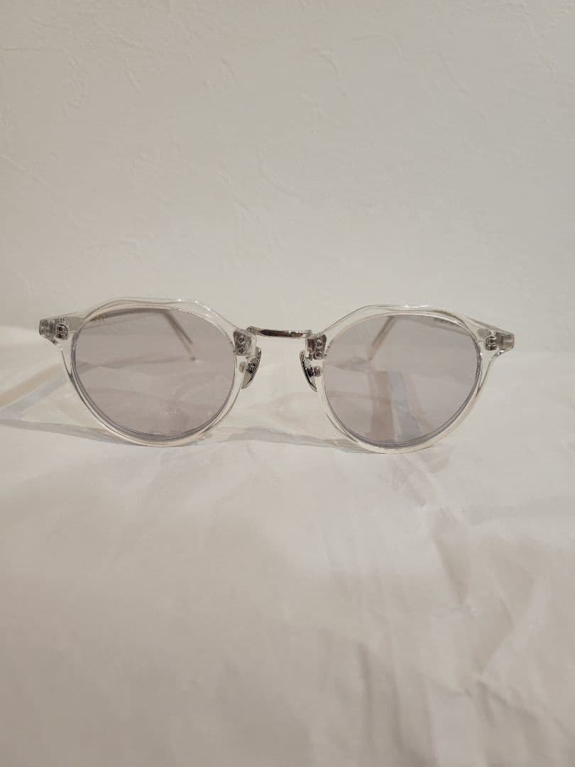 A.D.S.R. SATCHMO 03 クリア/シルバーフレーム グレーレンズ