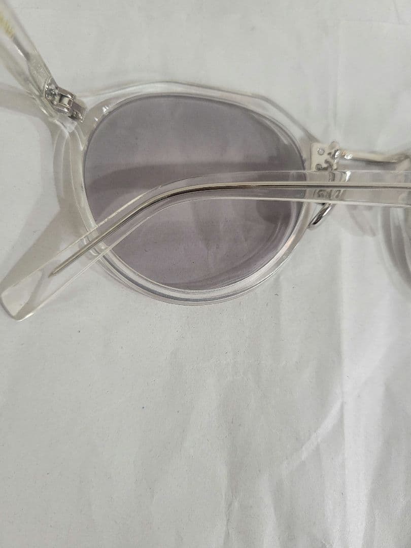 A.D.S.R. SATCHMO 03 クリア/シルバーフレーム グレーレンズ