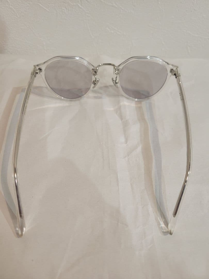 A.D.S.R. SATCHMO 03 クリア/シルバーフレーム グレーレンズ