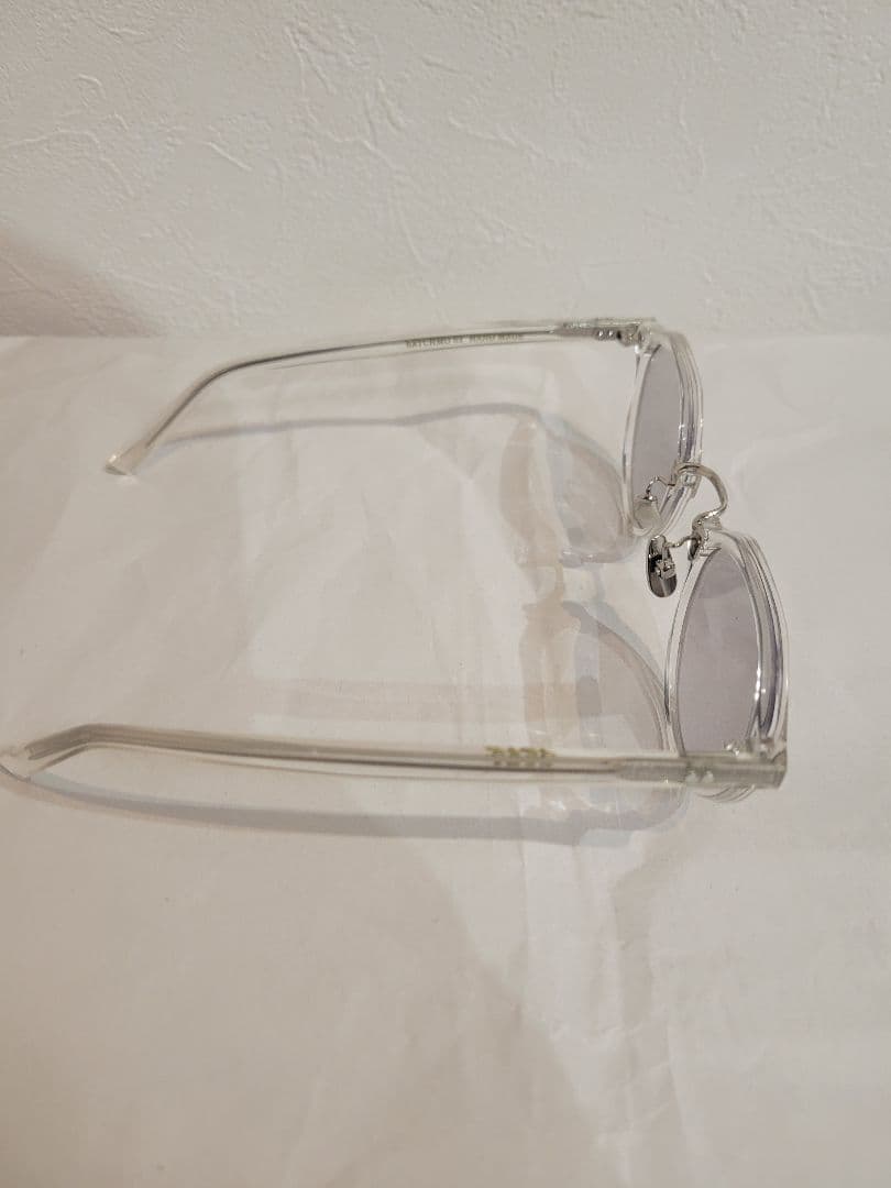 A.D.S.R. SATCHMO 03 クリア/シルバーフレーム グレーレンズ