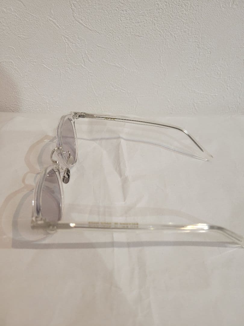 A.D.S.R. SATCHMO 03 クリア/シルバーフレーム グレーレンズ