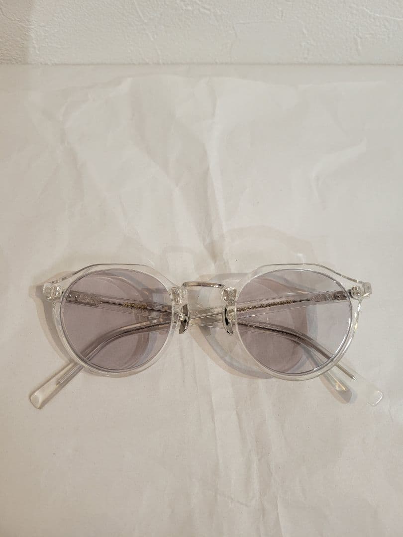 A.D.S.R. SATCHMO 03 クリア/シルバーフレーム グレーレンズ