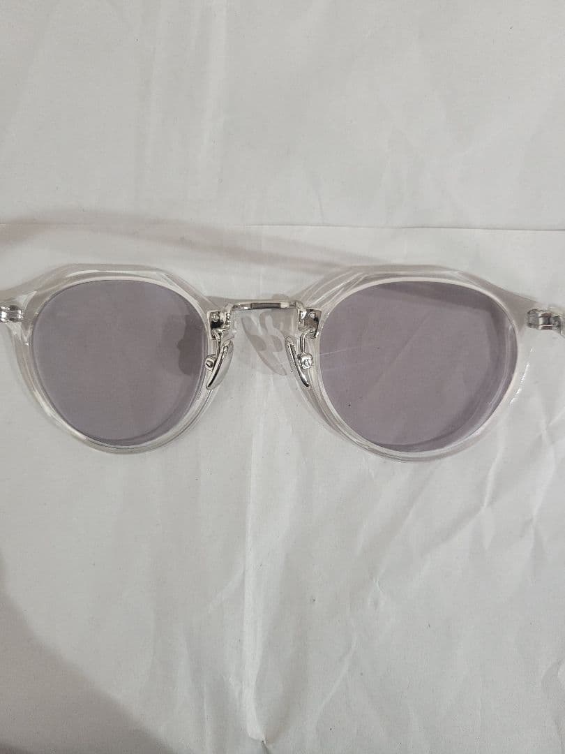 A.D.S.R. SATCHMO 03 クリア/シルバーフレーム グレーレンズ