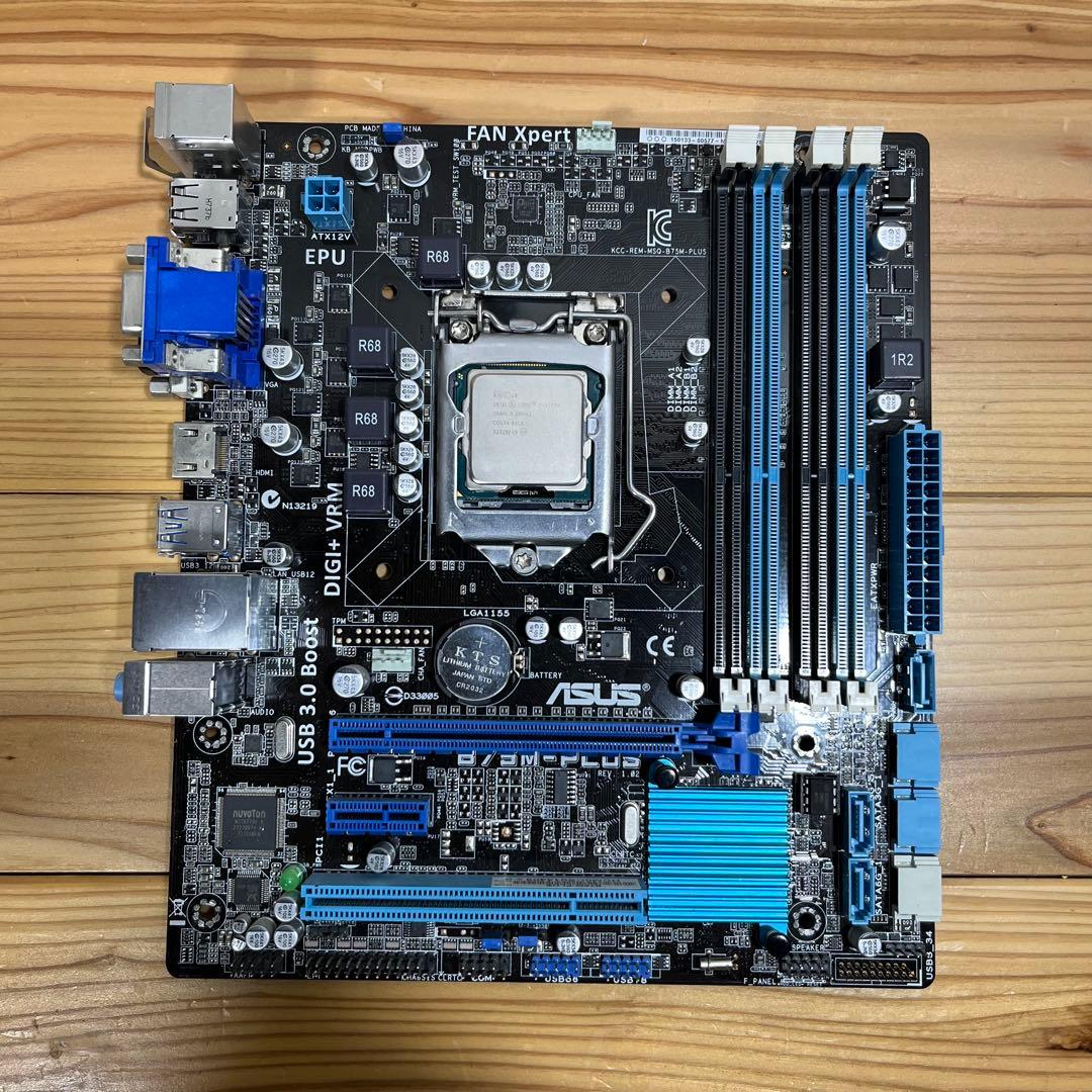 マザーボード、CPU、CPUクーラー、グラボ、メモリ　5点セット