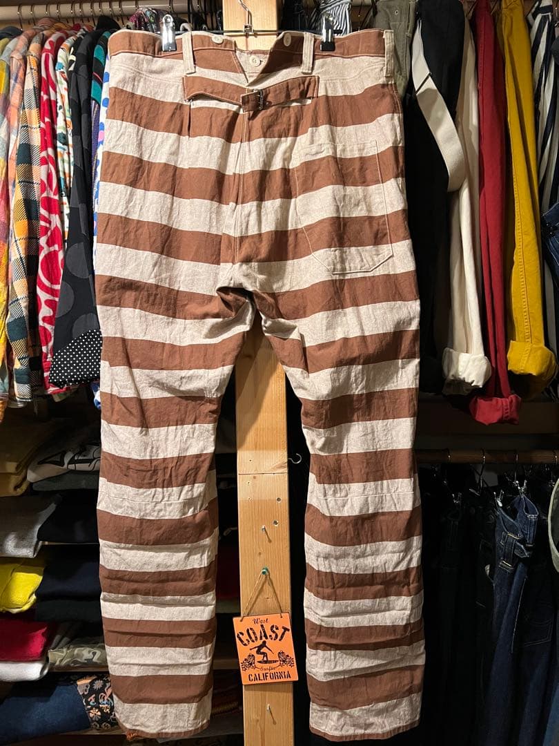 WAREHOUSE ウエアハウス ブラウンプリズナーパンツ　38インチ