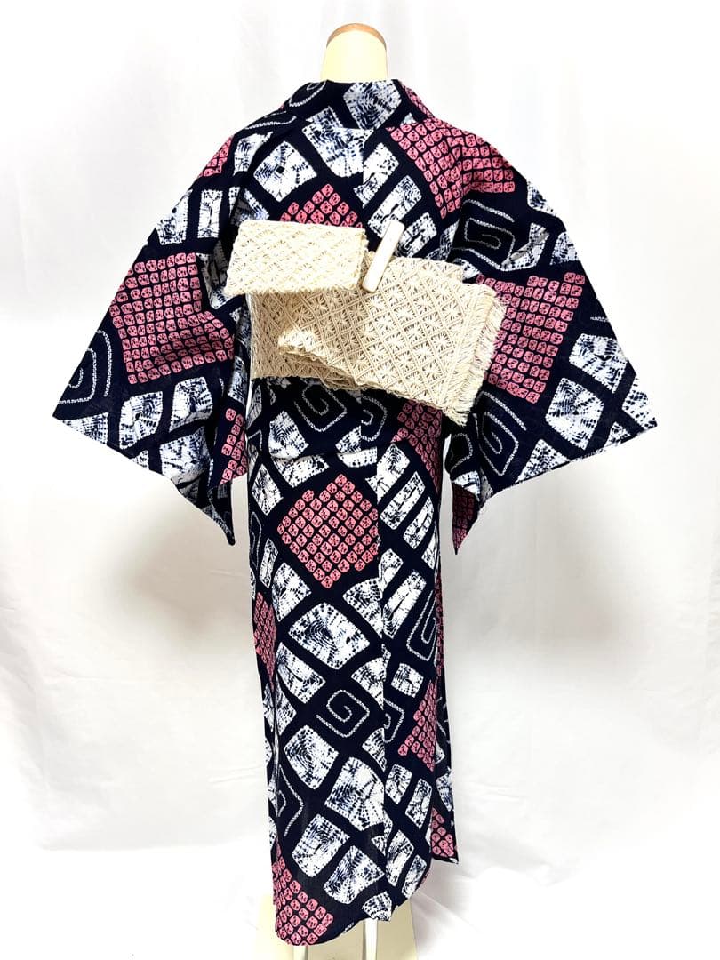 【美おり】浴衣 有松絞り 浴衣 モダン