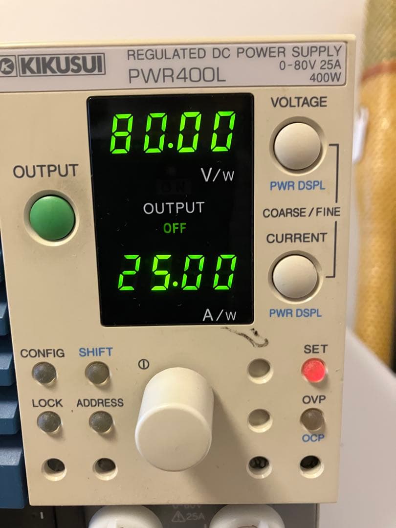 KIKUSUI 直流安定化電源 (スイッチング) PWR400L 400W