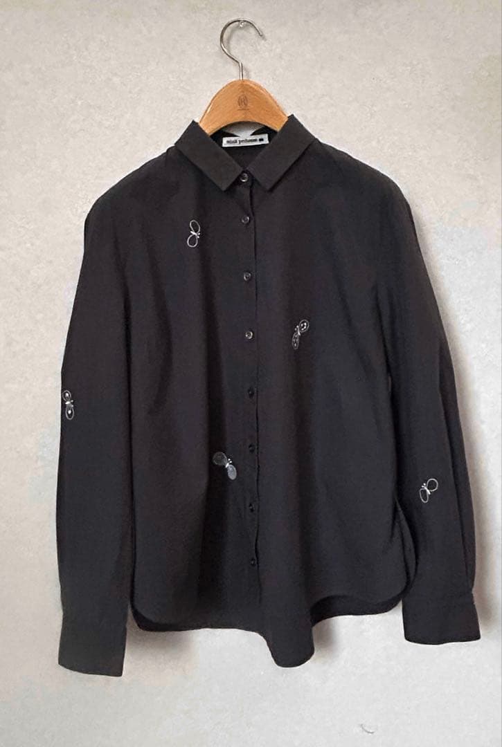 ミナペルホネンchouchoブラウス　2024-25A/W ネイビー36