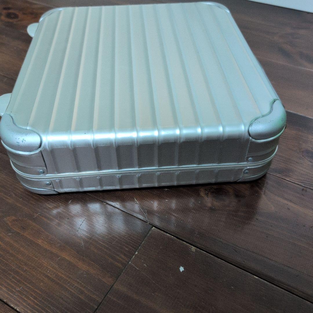 希少 青ロゴ RIMOWA リモワ アタッシュケース 2way ダイヤルロック