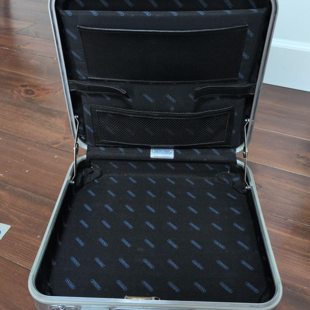 希少 青ロゴ RIMOWA リモワ アタッシュケース 2way ダイヤルロック