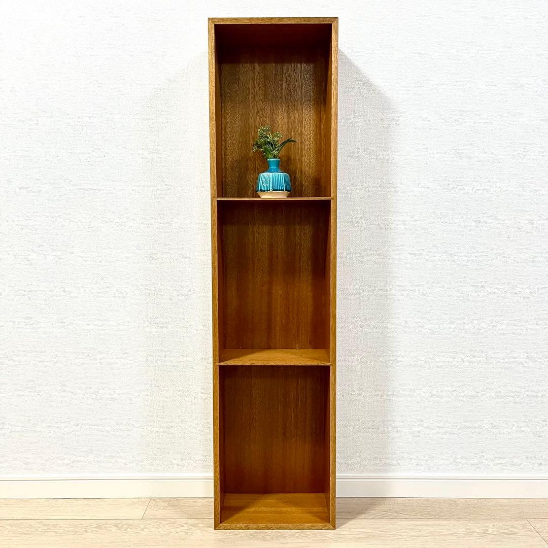 (そ102)和製ヴィンテージ 無垢材 本棚 ラック 無印良品風 ナチュラル家具