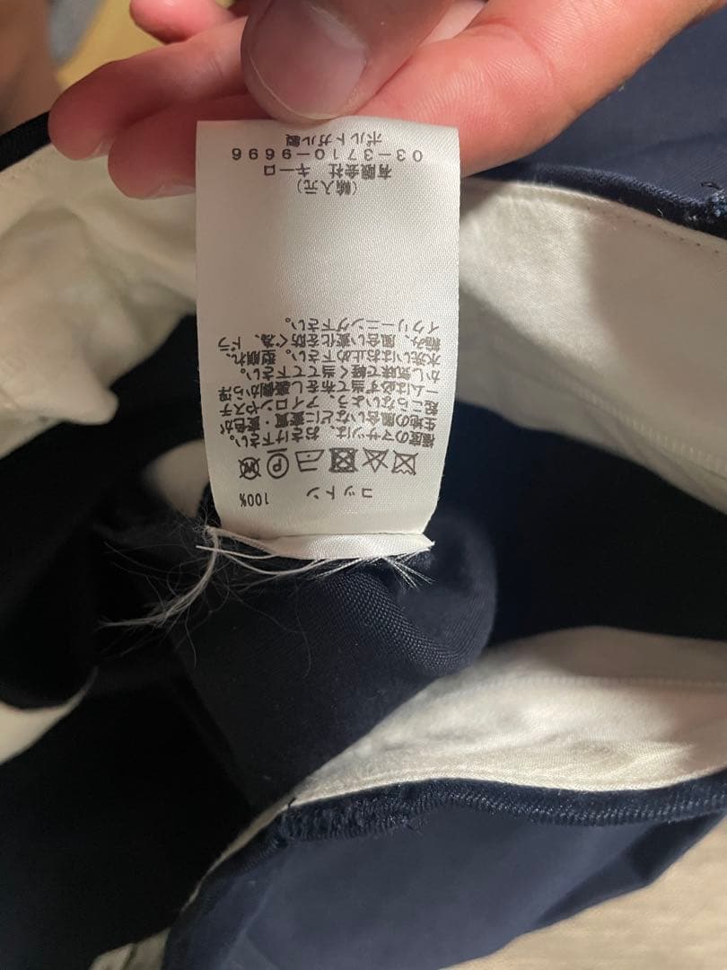 スタジオニコルソンボリュームパンツMネイビー