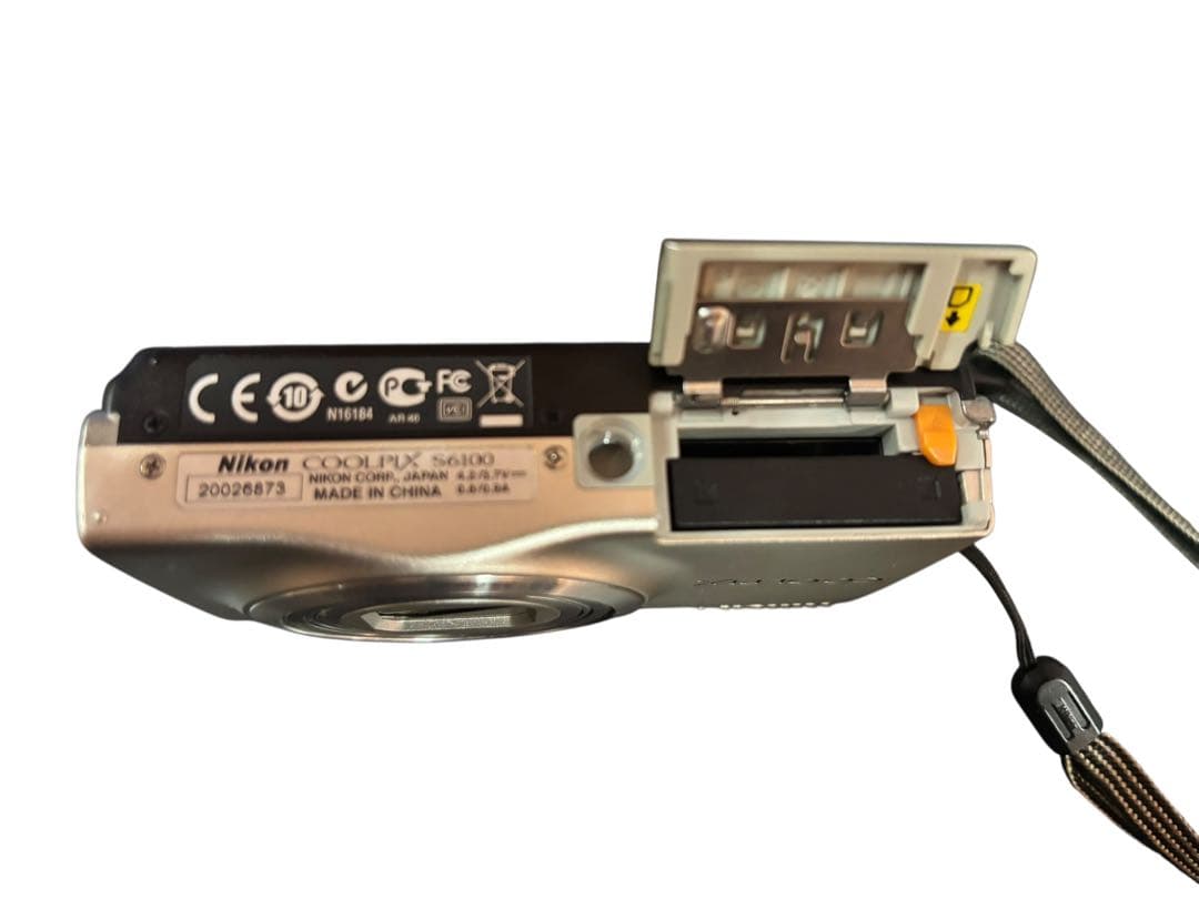 【美品】Nikon COOLPIX S6100SL シルバー デジカメ 動作品