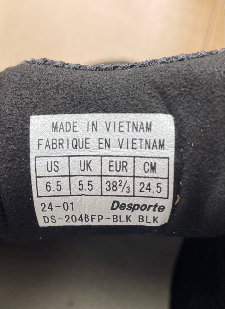 希少！Desporte デスポルチ 別注 カンピーナス JTF6(ブラック)