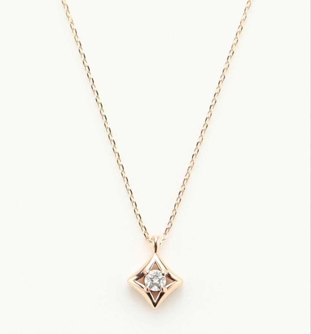festaria bijou SOPHIA ネックレス ダイヤ　イエローゴールド