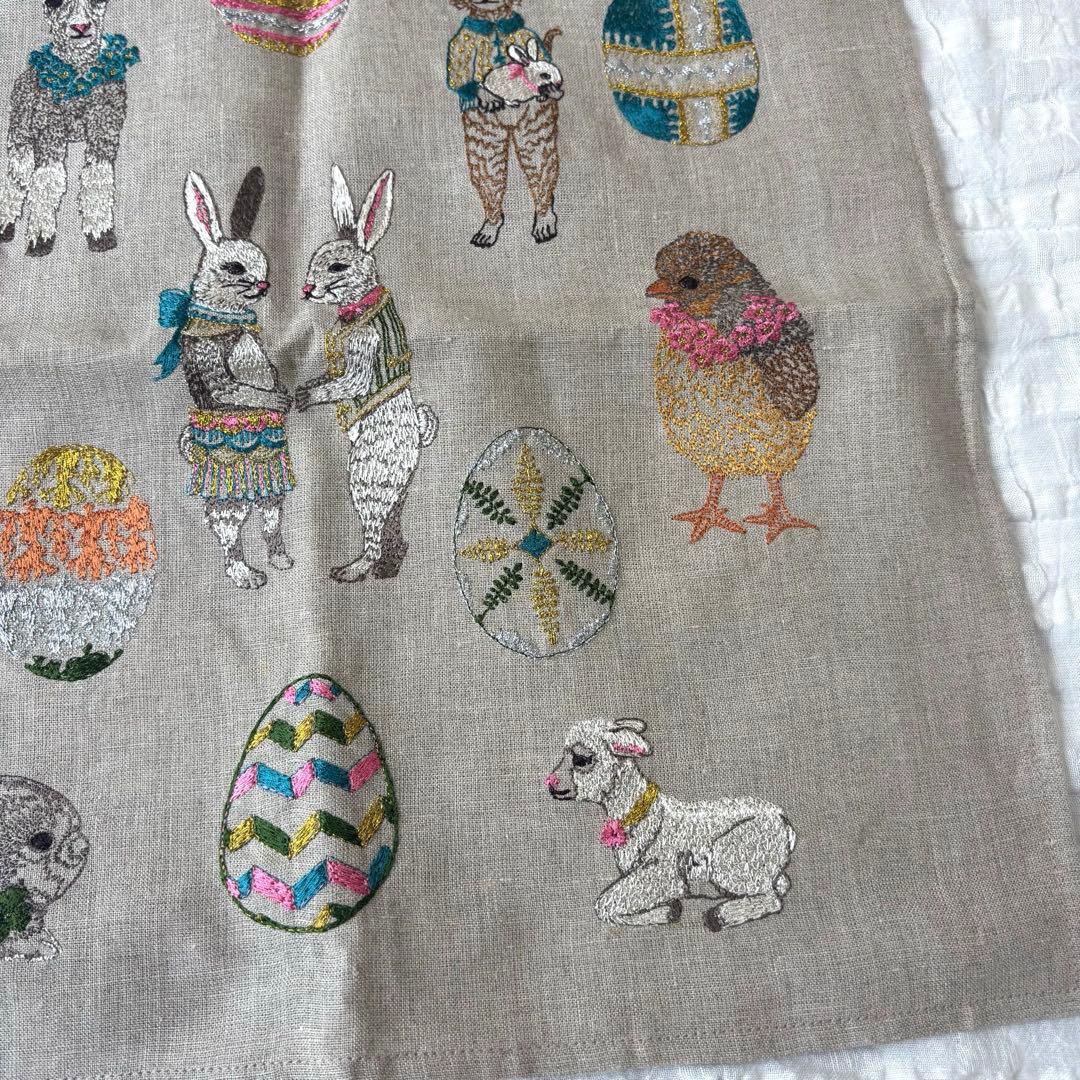 【新品未使用】coral & tusk クッションカバー イースター エッグ