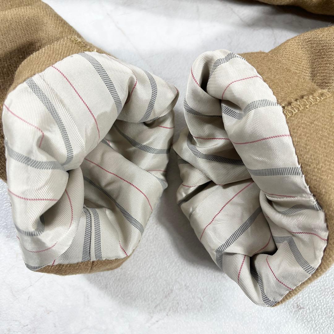 ✨美品バーバリーズ ダブルテーラードジャケット 金ボタン 希少キャメル ワッペン