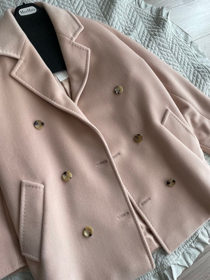 定価47.5万♡ 新品♡MAXMARA 101801 マダムコート　ピンク