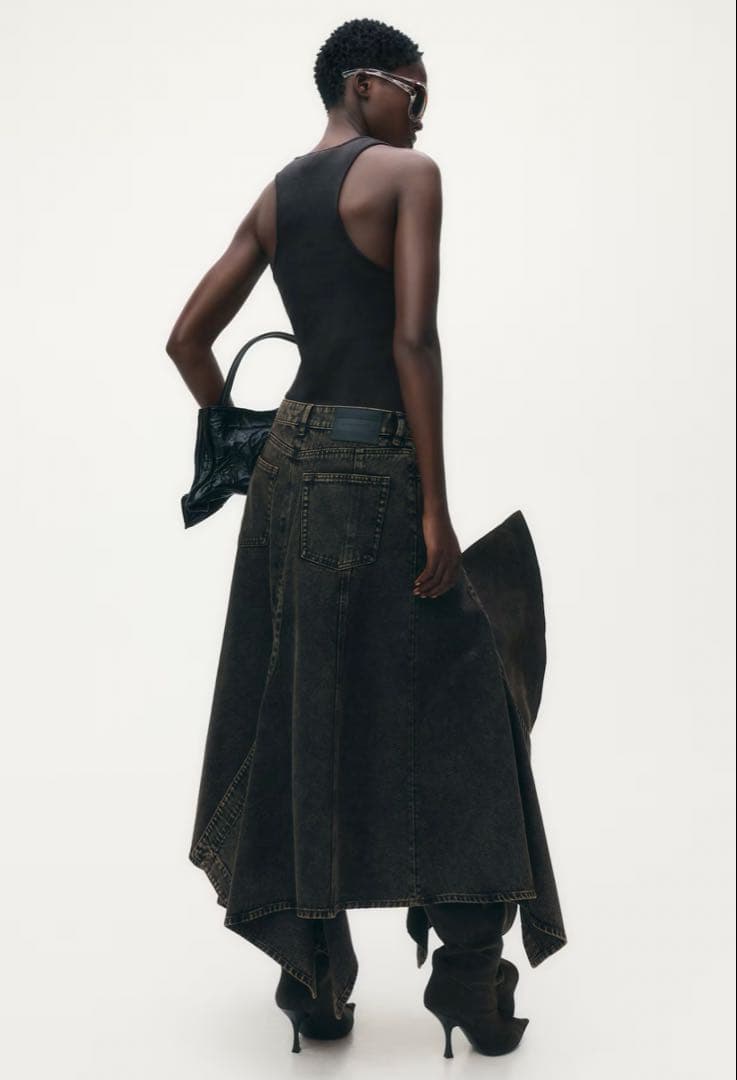 ハンガー付き Glenn Martens  リブタンクトップキャミソール