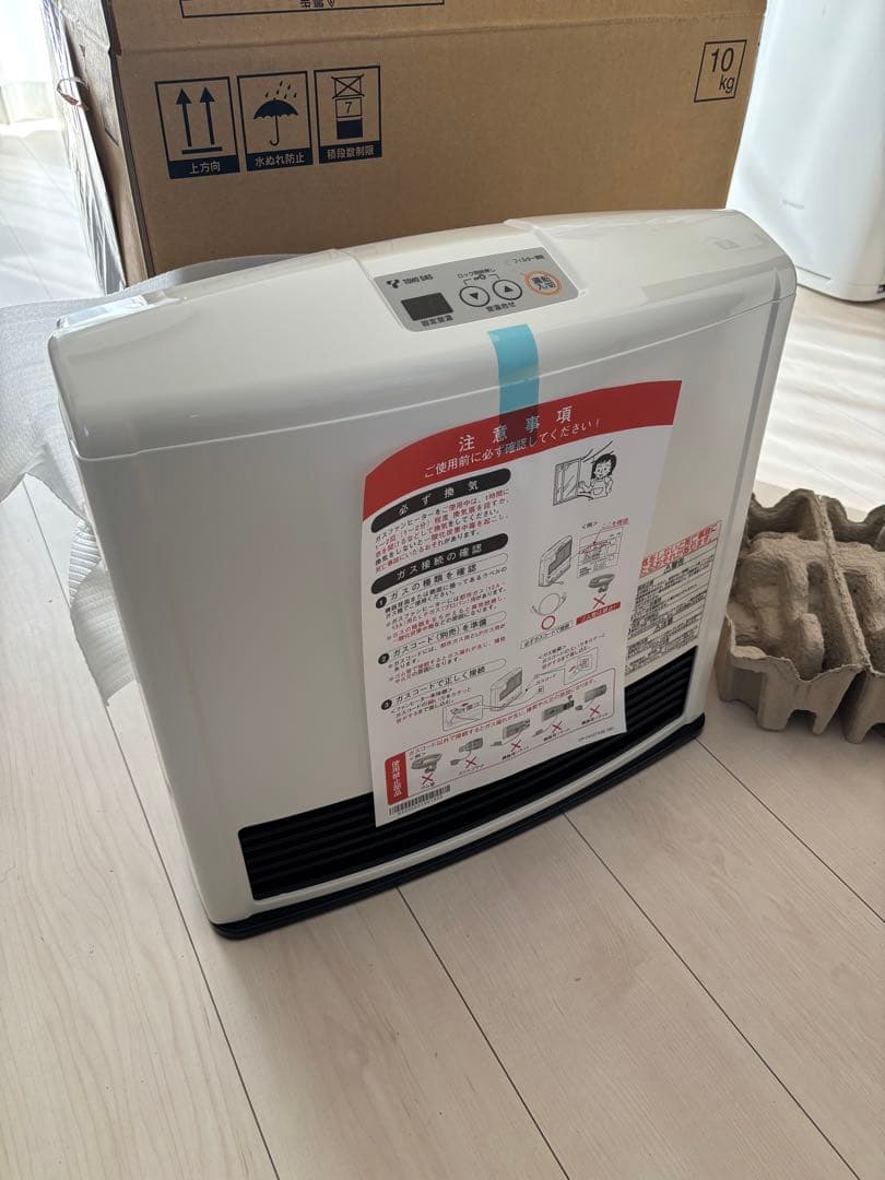 TOHO GAS ガスファンヒーター RC-41FHB 都市ガス用　ガスコード付