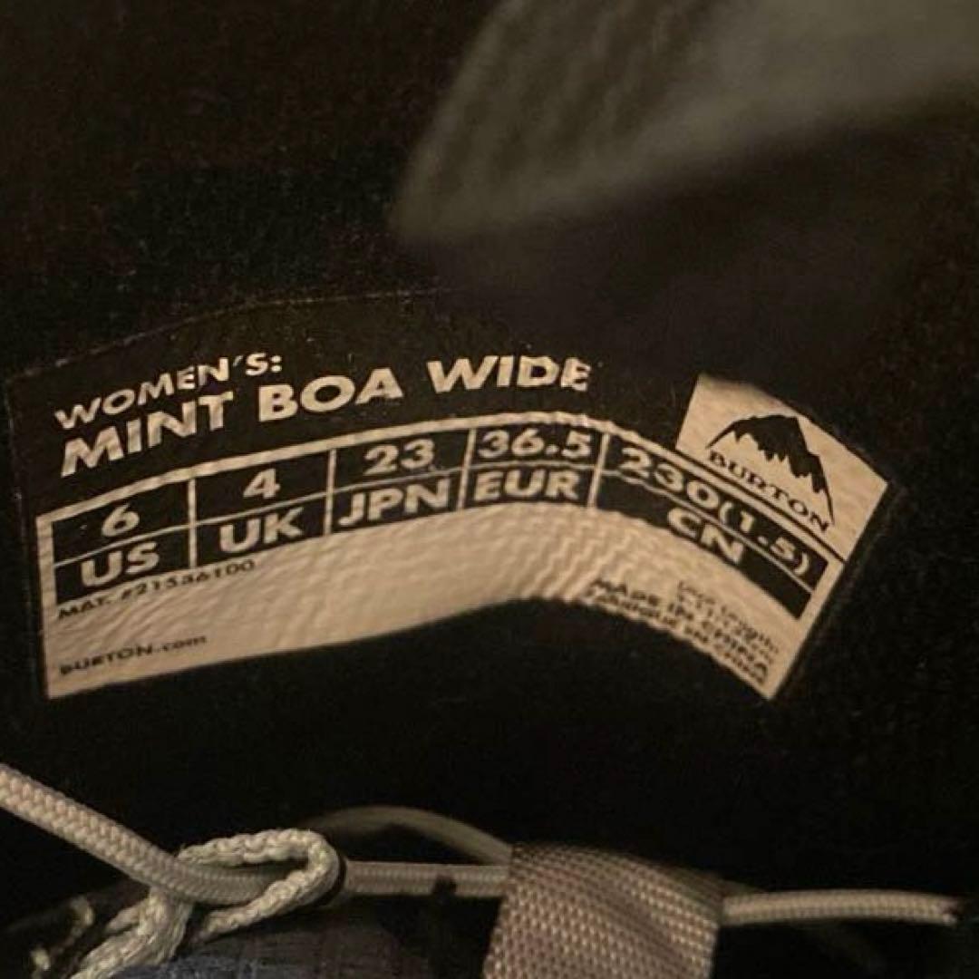 ⭐︎美品⭐︎Burton MINT BOA WIDEブラック スノーボードブーツ