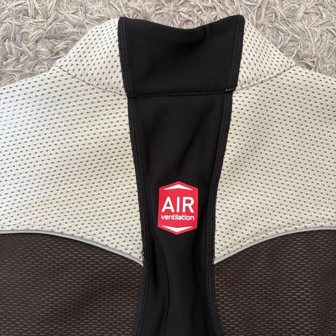 【美品Lサイズ】冬用 PEARL IZUMI ウィンドブレークジャケット 白×赤