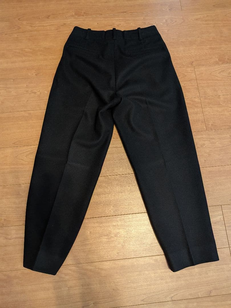 Steven alan ウール ツープリーツ スラックス BOLD ブラック M