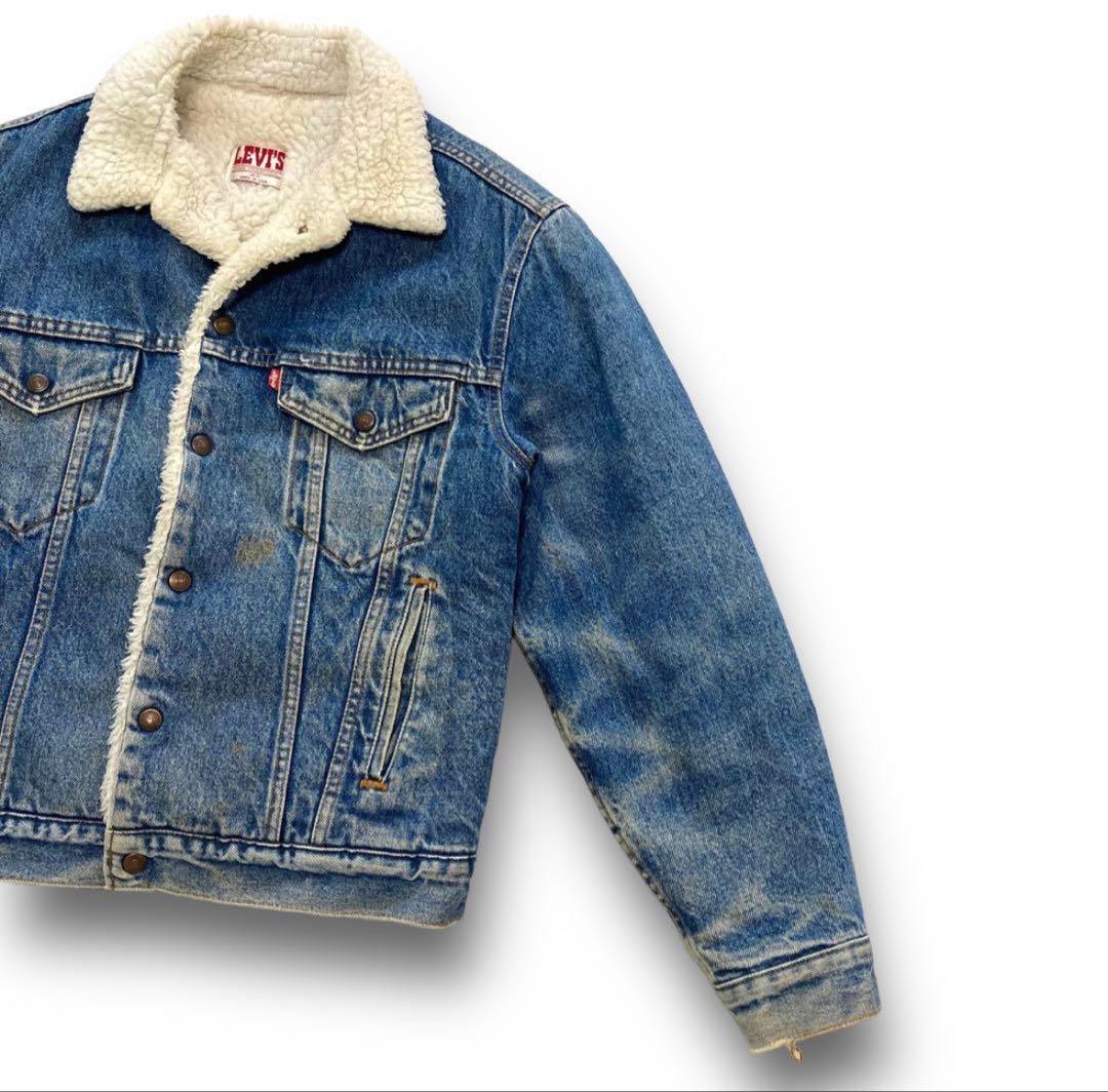 【Levi's】80s リーバイス ボアパイルデニムジャケット USA製 40R