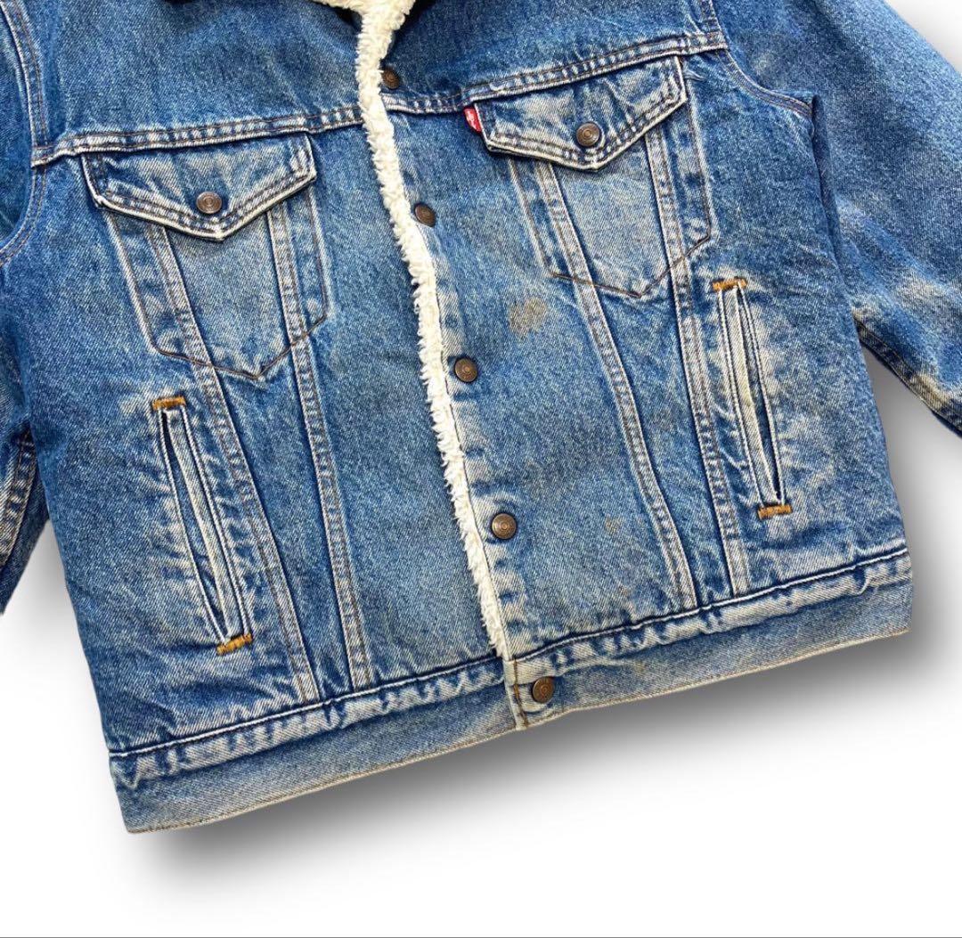 【Levi's】80s リーバイス ボアパイルデニムジャケット USA製 40R