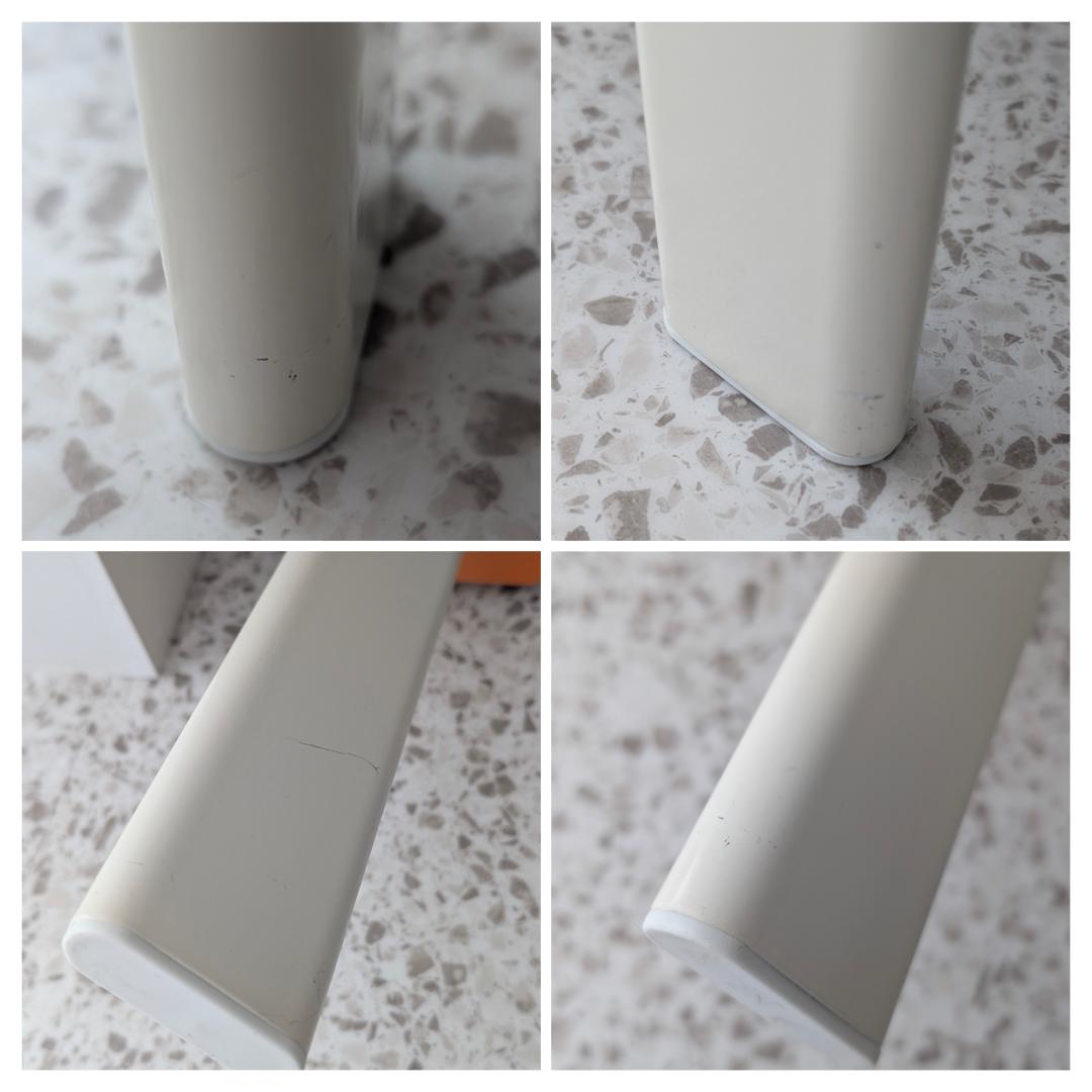 00s OLD ガラス サイド テーブル スペースエイジ ポップ Y2K 小さめ