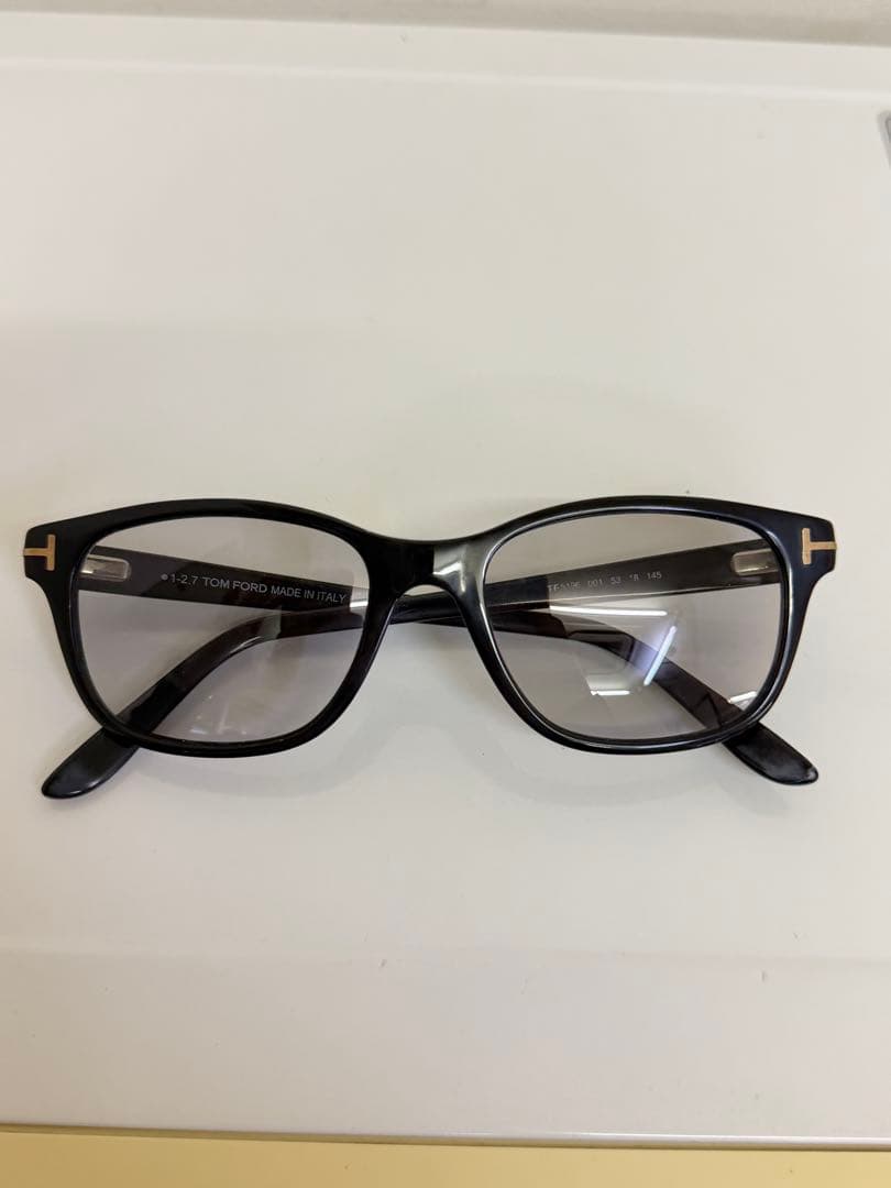 TOM FORD TF5106 001 ブラック メガネ 度なし イタリア製