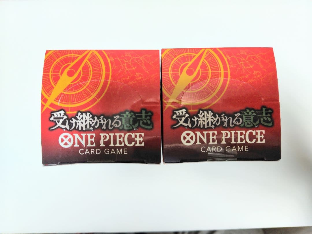 ワンピースカード　受け継がれる意志　テープ付き未開封　2BOX