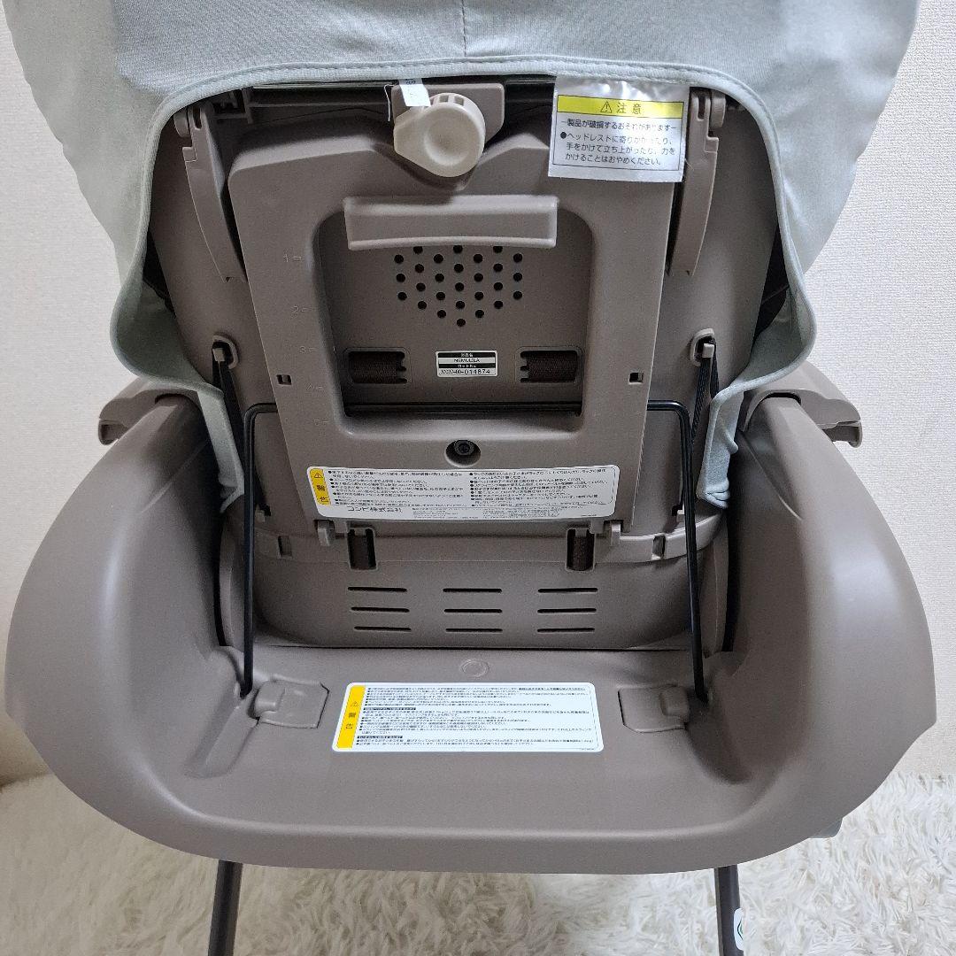 【未使用級美品】コンビ ネムリラ 4キャス 手動 ハイローチェア