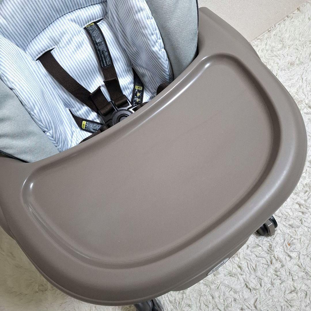 【未使用級美品】コンビ ネムリラ 4キャス 手動 ハイローチェア