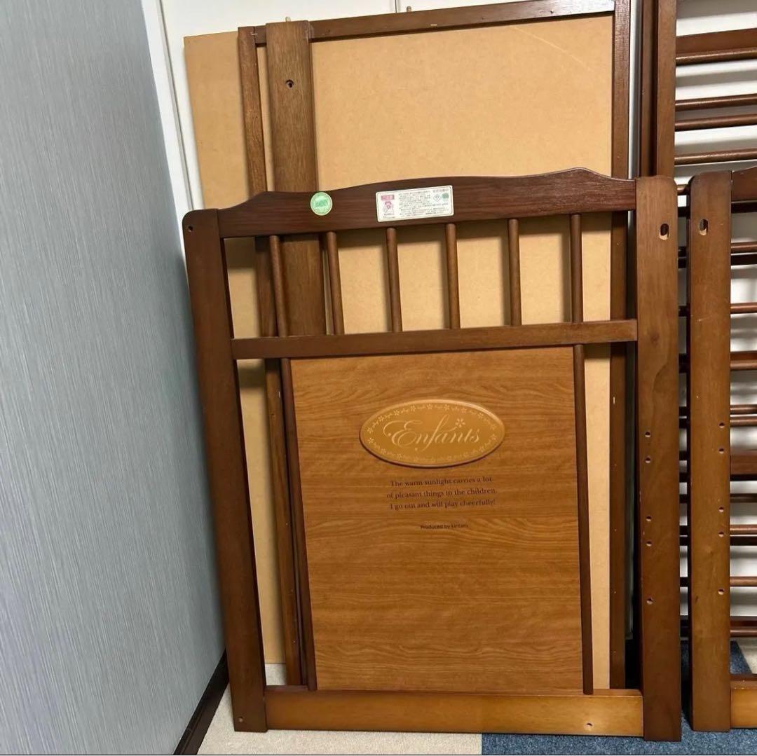 キンタロー ベビーベッド アンファンエコ 日本製 中古　送料込み！