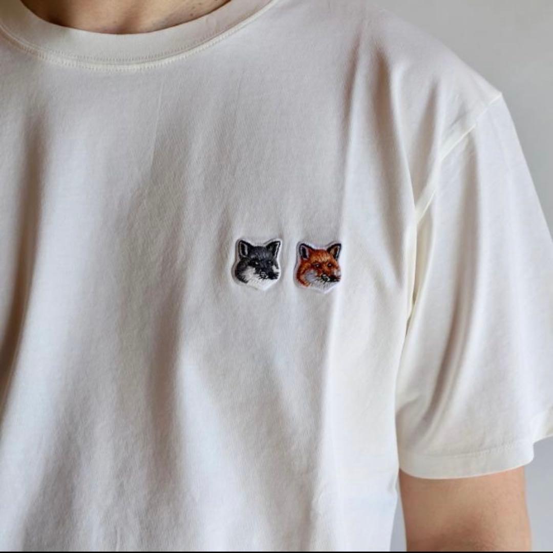 MAISON KITSUNE ダブル フォックス Tシャツ M 新品 キツネ