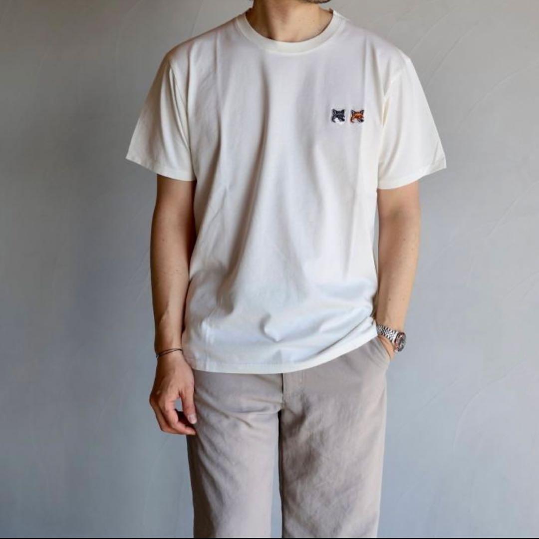 MAISON KITSUNE ダブル フォックス Tシャツ M 新品 キツネ