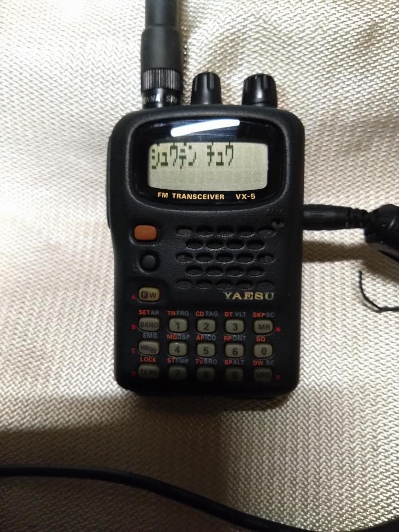 受信機 YAESU VX-5 (USED)