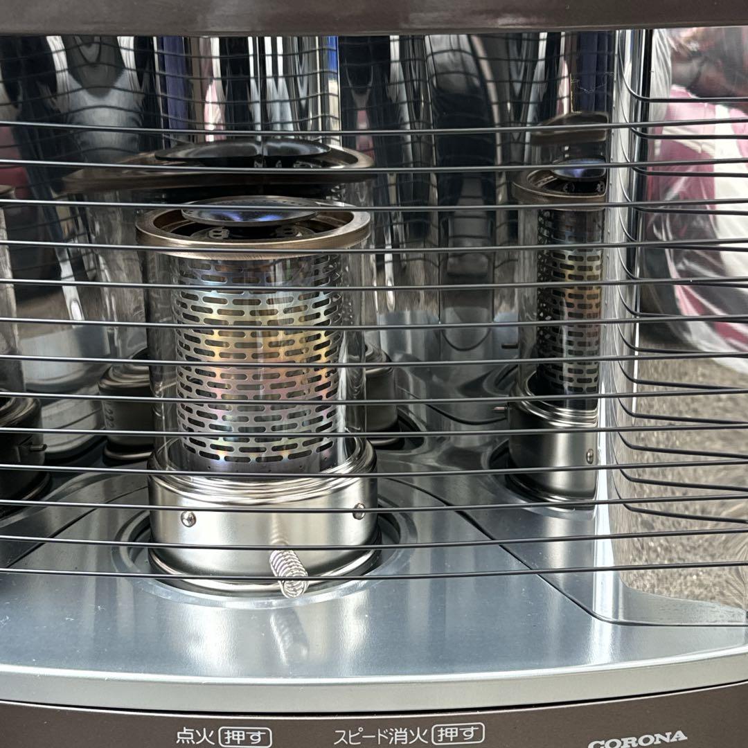 21年製 コロナ RX-2221Y 電池式 石油ストーブ 木造6畳〜コンクリ8畳